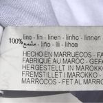 ZARA White linen blend crop oversize shirt S Photo 7