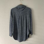 st. john's bay Navy Heather Turtleneck Sweater Waffle Knit Size Small Photo 2