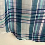 Cupid’s Diary Blue and White Button Down Shirt Photo 5