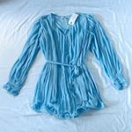 Endless Rose ★ NWT “Found Love” Pleated Romper - Powder Blue ★ Photo 11