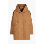 Maje  Oversized Cotton Blend Gabardine Office Military Style Jacket Coat Sz‎ 2/M Photo 2