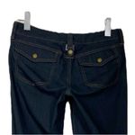 Athleta Jeans Dry Dripper Mid Rise Flap Pocket Dark Wash Yoga Women’s 4T Tall Photo 5