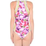 sophia webster x puma bold kiwi print zip front bodysuit medium Black Photo 1