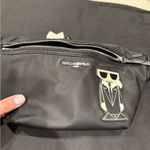 Karl Lagerfeld PARIS CROSSBODY WAIST BAG BLACK NYLON NEW AUTHENTIC Photo 7