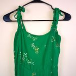 Faithfull the Brand Women’s Ellsa Green Floral Print Shoulder Tie Jumpsuit Photo 1