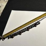 Coldwater Creek Gunmetal Tone & Purple Beads Beaded Charm Bracelet Adjustable Photo 1