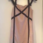 Sexy nude/black bandage dress with double straps. Size M Photo 0
