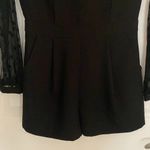 ZARA Vintage  black polka dot sleeve romper Photo 2
