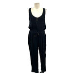 Anthropologie  Hei Hei Taj Jumpsuit Sleeveless Open Back Crochet Black Size Small Photo 2