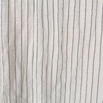 Joie ‎ Striped Top Gauzy Fringe Tie Peasant Boho SS Shirt Small White Black Photo 9