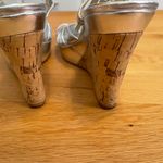 Charles by Charles David Silver Wedge Sandal - Size 10 Photo 4