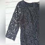Club Monaco  Black Top Lace Long Sleeve Dress Shirt Womens Size XS Photo 1