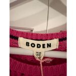 Boden NWT pink crochet knit long sleeve dress 6 Photo 2