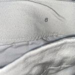 st. john's bay White Flat Front Capri Cropped Pants Women's Size 8 Photo 5