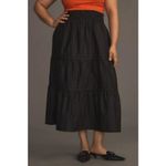 Anthropologie ๐๐ The Somerset Maxi Skirt ~ Black 3X Plus NWT Photo 2