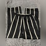 Vince Camuto  Women’s Black & Off White Wide Leg Pants Size PS Photo 1