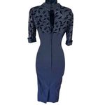 Collectif 50s Wednesday Magic Mesh Pencil Dress in Black Size XS Photo 15