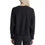 DKNY  Sport Women's Black Graphic Logo Crewneck Sweatshirt Pullover‎ Top Photo 1