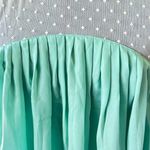 C. Luce Mint Green Sleeveless Dress with White Accents Photo 2