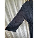 Khush Adhara Cheetah Print Deep V Neckline Front Tie Blouse Top Midi Dress L Size L Photo 2