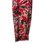 NBD  Naven Revolve Cut Out Floral Dress Women’s XXS Red Tropical Slit Midi Photo 4