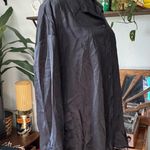 Abercrombie & Fitch NWT Black Oversized Satin Shirt Photo 5