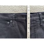 J.Crew  Jeans Mid-Rise Flare Crop All Day Stretch Dark Wash Black Size 30 BT057 Photo 9