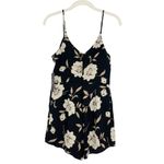 Lulus Magical Meadow Black Floral Print Skort Dress Size Small NEW NWT Photo 7