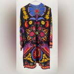 Beyond East Essentials open kimono, floral with embroidered details, size Medium Photo 4