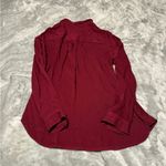 Harmony & Havoc  Women's Button Down Shirt - Burgundy Photo 1