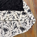 Jolt  High-Lo Black Floral Top size Small Photo 4