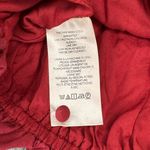 Maeve  by Anthropologie Popplin Bubble Blouse Polka Dot Shirt Pink Red X Small Photo 4