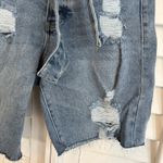 Celebrity Pink  Multi Button Tie Waist Denim Bermuda‎ Shorts Size 5/27 Photo 3