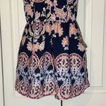 About A Girl  Black Floral Paisley Romper Bow 8 Photo 4