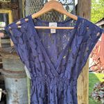 Eyelash Couture y2k  Navy Lace Top Small Photo 1