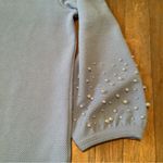 Karl Lagerfeld  Blue Boxy Blouse with Crew Neck‎ and Three Quarter Sleeves Photo 2