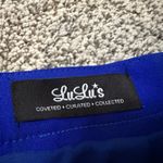 Lulus  royal blue pleated a-line midi skirt size M Photo 4