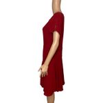 Diane Von Furstenberg  Raizel Fit & Flare Crepe Dress size 14 Red Office Photo 3