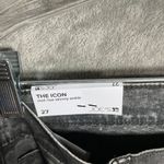 joe's jeans Joe’s Jeans The Icon Skinny Jeans Women’s Sz 27 Black Acid Wash NWOT Front Seam Photo 2