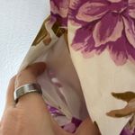 Abercrombie & Fitch abercrombie fitch Emerson Poplin Wide Strap Mini Floral Dress Purple XS Photo 3