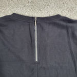 Lila Rose Womens Sweater Dress S Black Exposed Zipper Knit Fitted Bodycon Photo 7