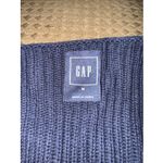 Gap  Womens Medium Sweater Boat Neck Ribbed Cotton Knit Striped Coastal Blue Photo 3