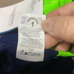 Dolfin Aquashape one piece swimsuit, navy/lime size 8 Photo 1