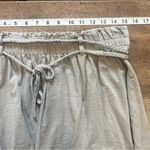 Old Navy Light Gray Knit Cotton Mini Skirt Belted Lightweight Womens Size Medium Photo 3
