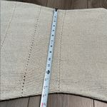 Rachel Zoe Crochet Bodycon Maxi Dress Metallic Tan Size Large Photo 9