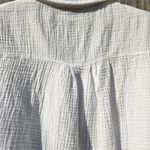 Love Note Love Notes button down crop top white gauze shirt S Photo 9