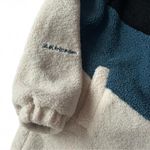 Aelfric Eden THREE-COLOR PATCHWORK SHERPA COAT Photo 5