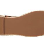 Madewell NEW Espadrille Sandals Calf Hair Animal Print Asymmetrical Straps 8 Photo 2