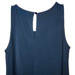 Nicole Miller  Black Sleeveless Midi High Low Tiered Dress Small #753 Photo 3