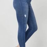 Spanx NWOT Denim Ankle Skinny Distressed Med Wash Jeans BUTT LIFTER Size Medium Photo 2